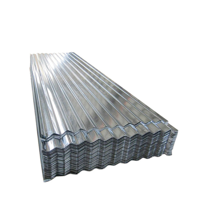 Z61-Z90 जस्ती नालीदार शीट 762-1250mm छत शीट जस्ती Z60