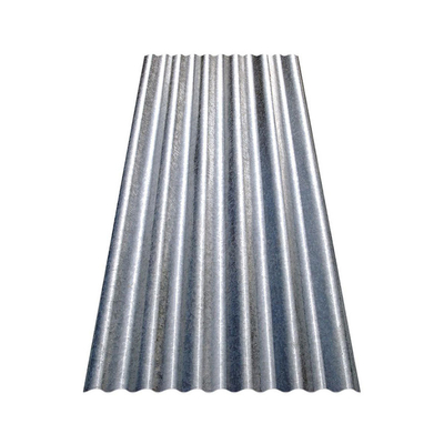 Z61-Z90 जस्ती नालीदार शीट 762-1250mm छत शीट जस्ती Z60