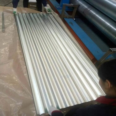 ISO14001 नालीदार जस्ती स्टील शीट 508 मिमी PPGI स्टील छत शीट