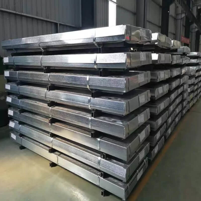 Z275 Gi स्टील शीट Dx51 हॉट डिप जस्ती स्टील प्लेट जीरो स्पैंगल राल कलर: