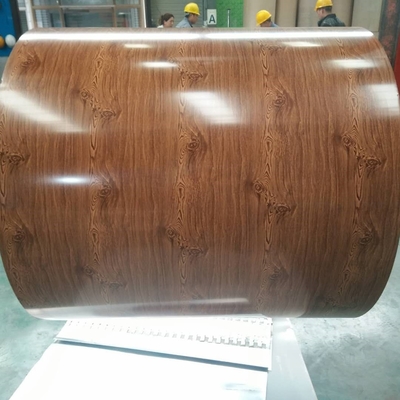 फूल SGCH रंग लेपित Coils S350GD Prepainted जस्ती स्टील रोल PPGI