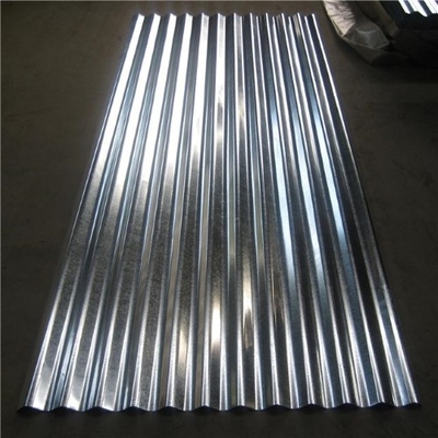 600mm-1250mm चौड़ाई गैल्वेनाइज्ड छत शीट 20-25um शीर्ष पेंट कोटिंग